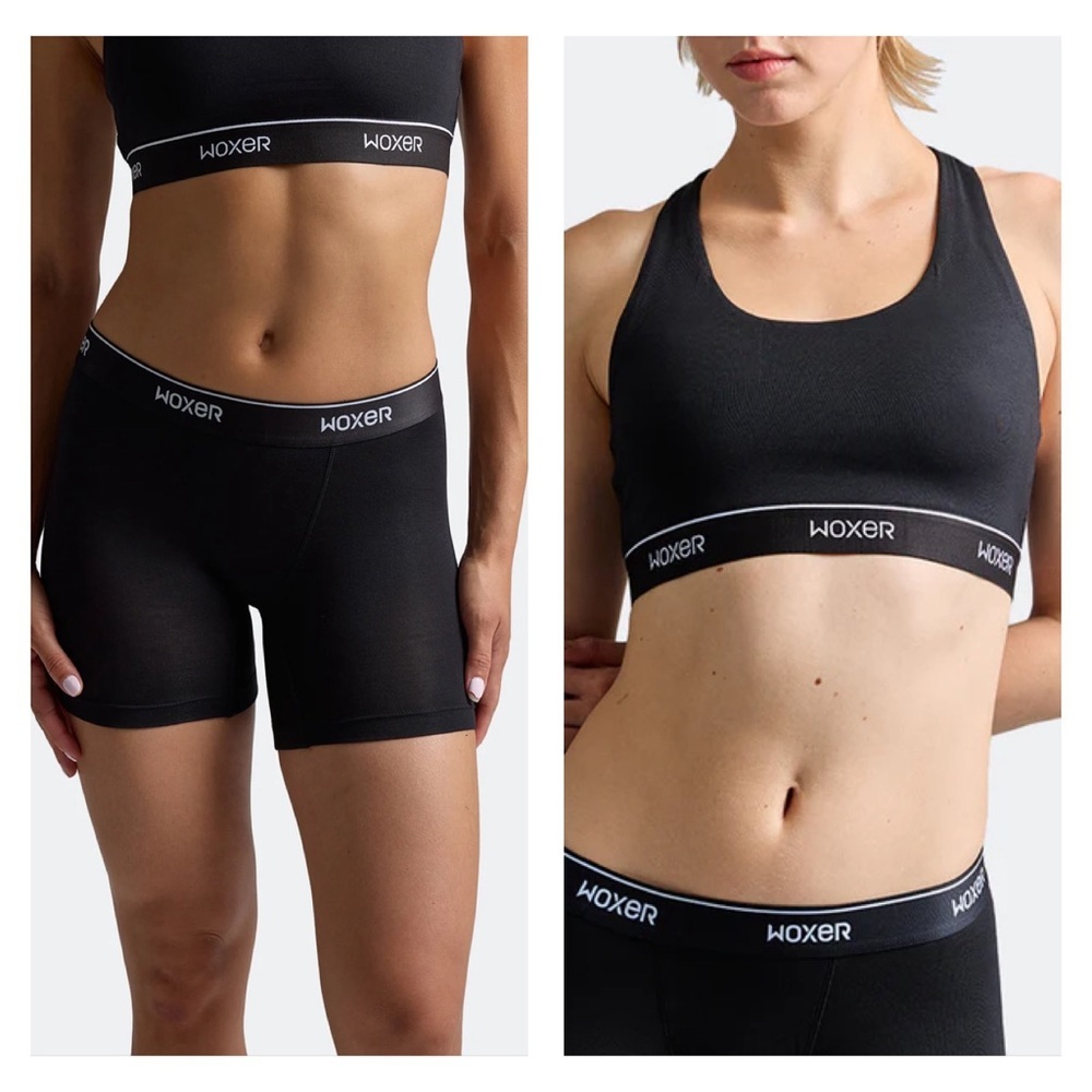 Woxer Logo Black Underwear Set Pad Liner Baller & Boss 2.0